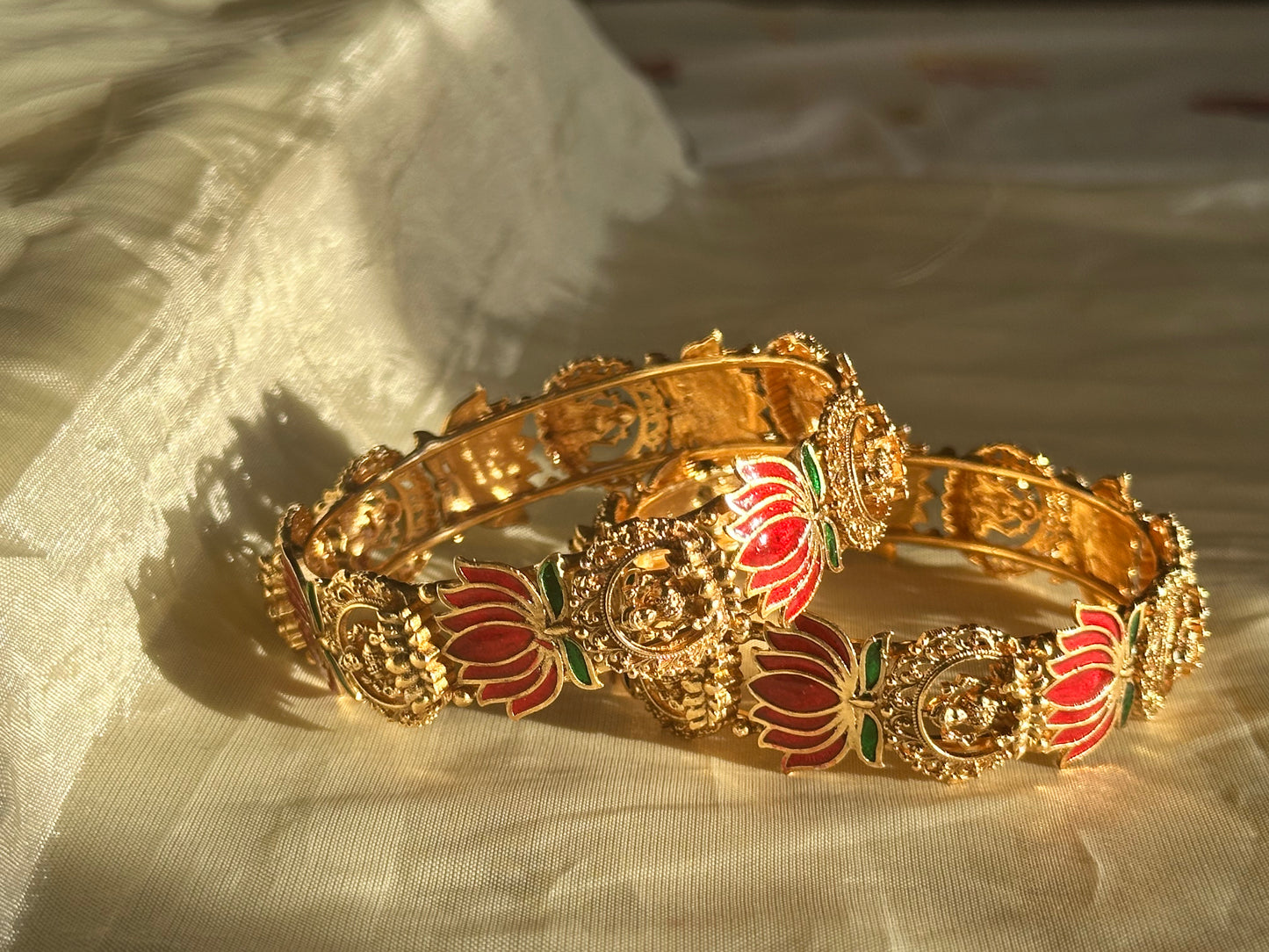 Lakshmi Lotus Design - Antique