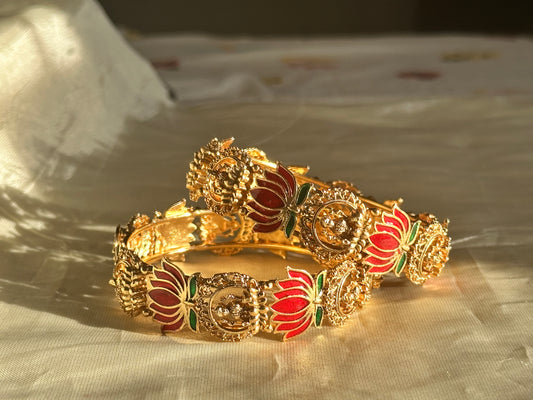 Lakshmi Lotus Design - Antique