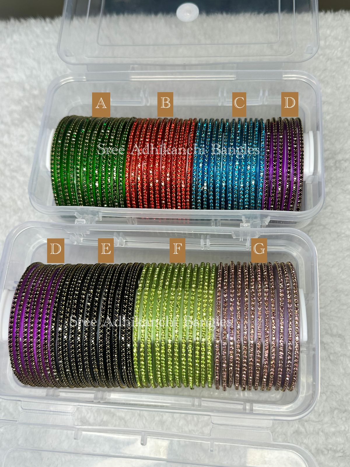 Minnoli - Premium Glass Bangles Combo
