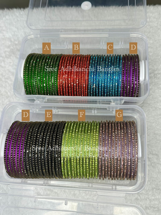 Minnoli - Premium Glass Bangles Combo