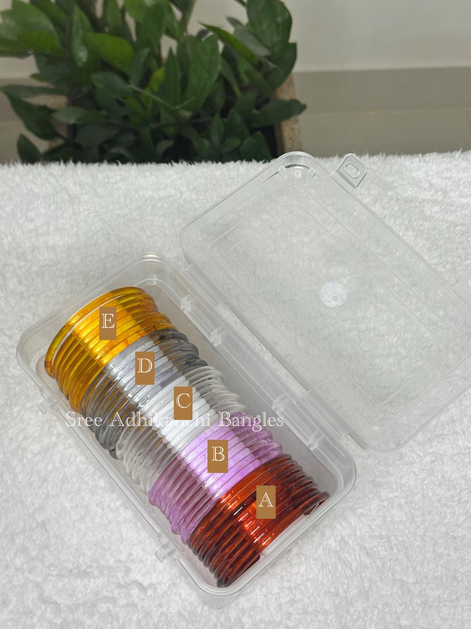 Premium Jelly Bangles Individual (One) Colour (8pcs) - Watercolour