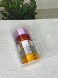 Premium Jelly Bangles Combo - Watercolour