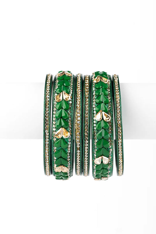 Side Bangles - Work On Silk Thread