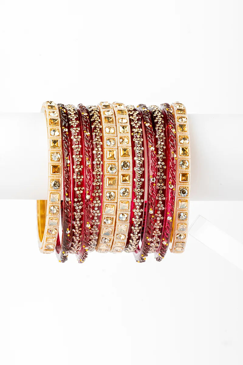 Glass Bangles - Dual color water drop