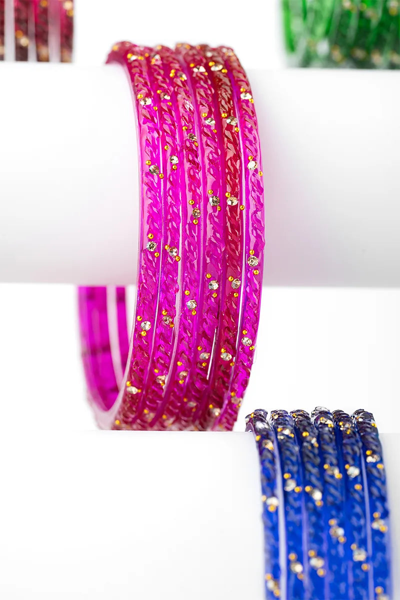 Glass Bangles - Crystal