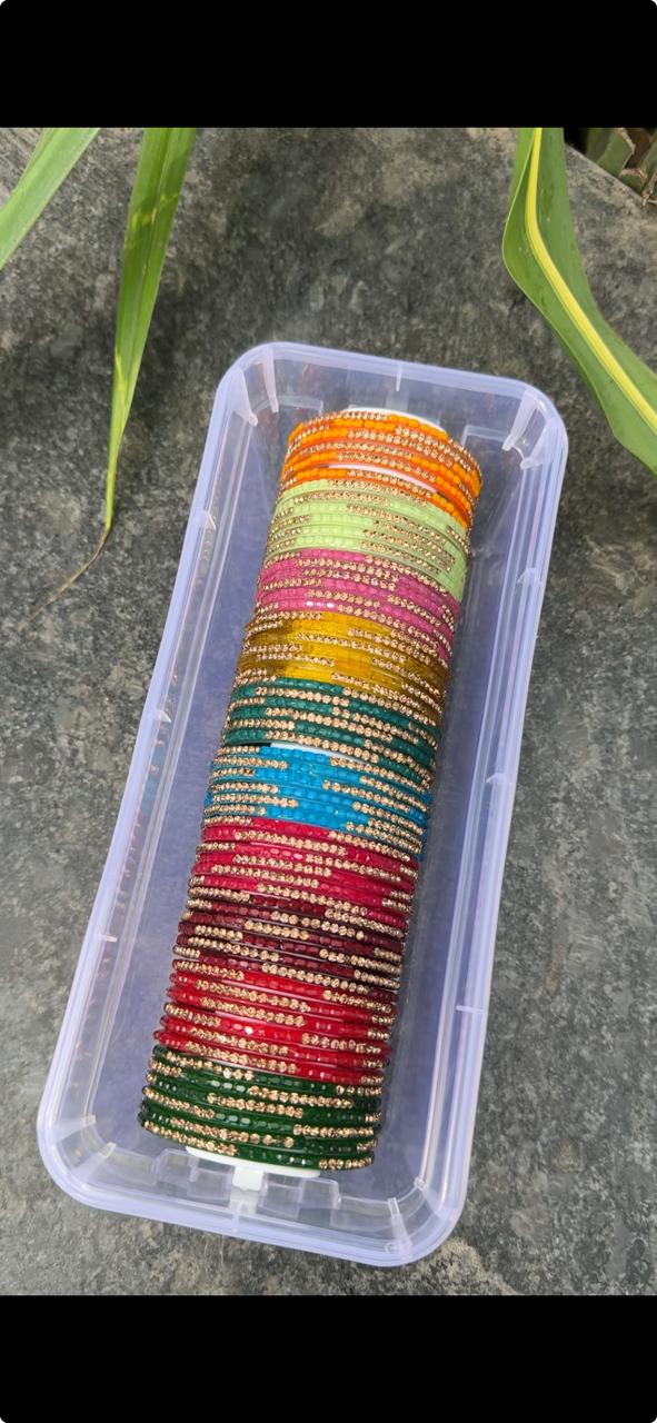 Combo 12 - Square Cut Designer Bangles