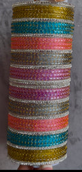 Tulip Model 5th Month Combo - 5 Colors each half a dozen, Total 42 bangles